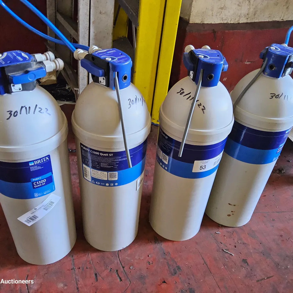 FOUR BRITA C1100 QUELL ST WATER FILTERS 