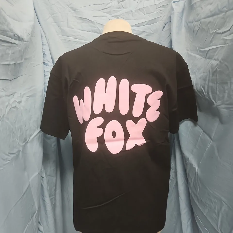 WHITE FOX CLUB 14 ALLIE OVERSIZED TEE – BLACK