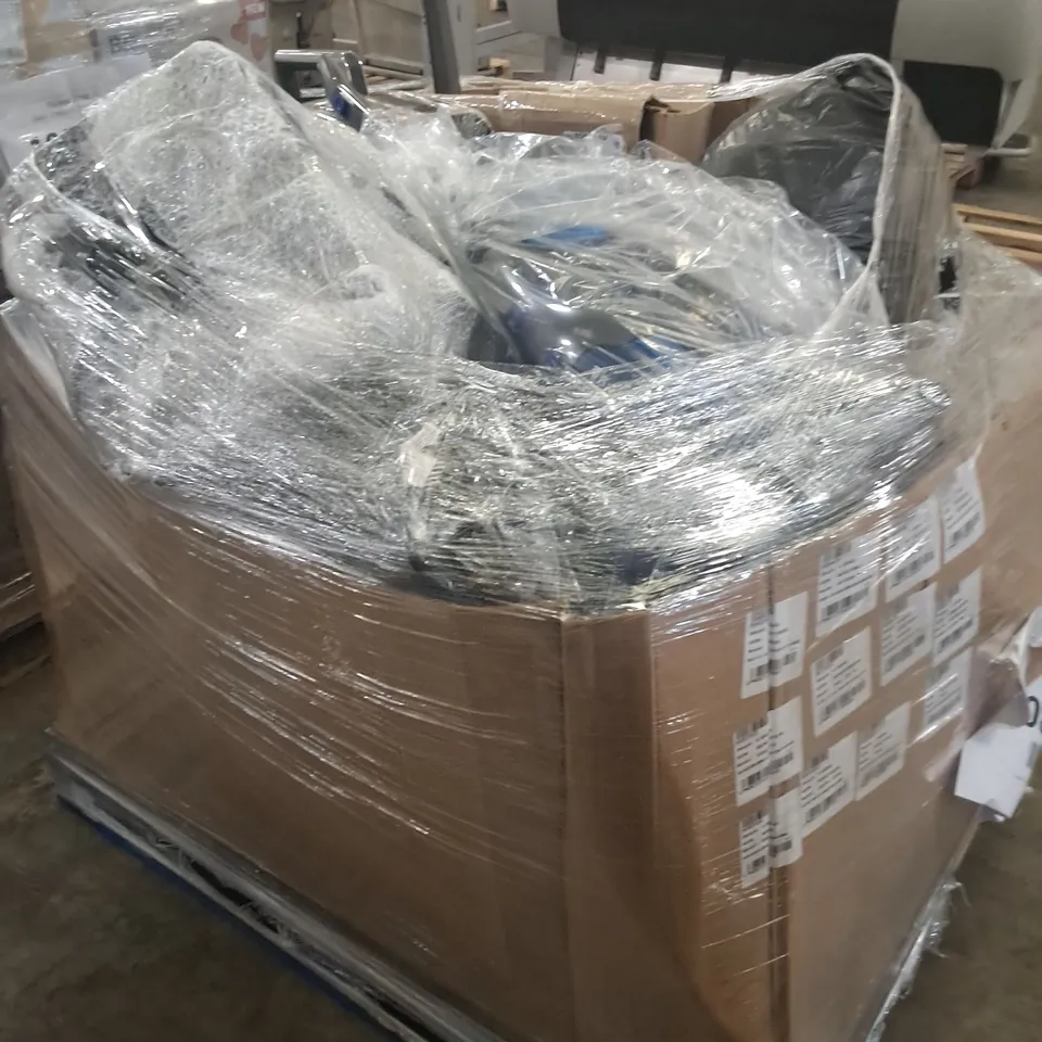 PALLET OF APPROXIMATELY 23 UNPROCESSED RAW RETURN HOUSEHOLD AND ELECTRICAL GOODS TO INCLUDE;