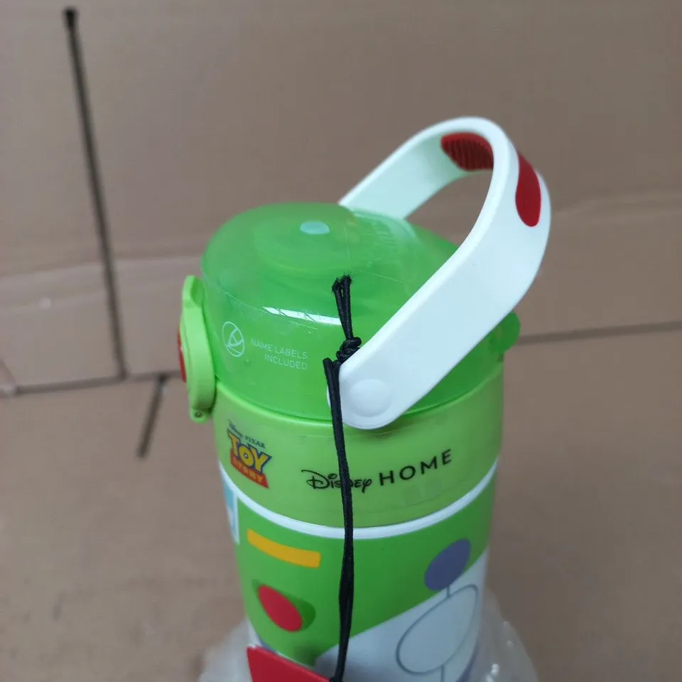 THERMOS DISNEY TOY STORY KIDS' WATER BOTTLE – GREEN WITH CARRY STRAP