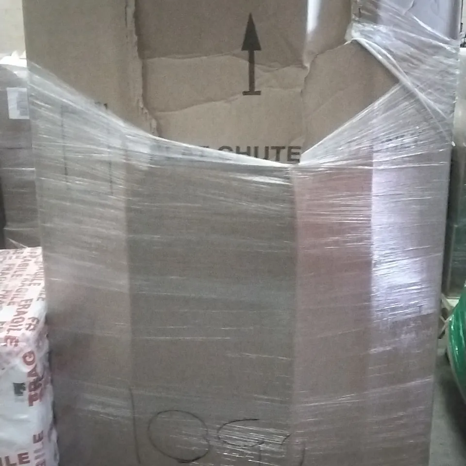 PALLET OF ASSORTED ITEMS INCLUDING HODODOU BAMBOO VERSATILE COAT STAND, YOUDENOVA CLOTHES RACK, HNNHOME STORAGE OTTOMAN, KINGRACK