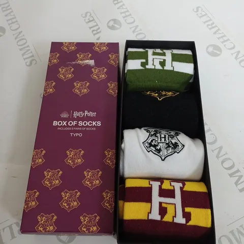 HARRY POTTER 5 PACK OF SOCKS SIZE M/L