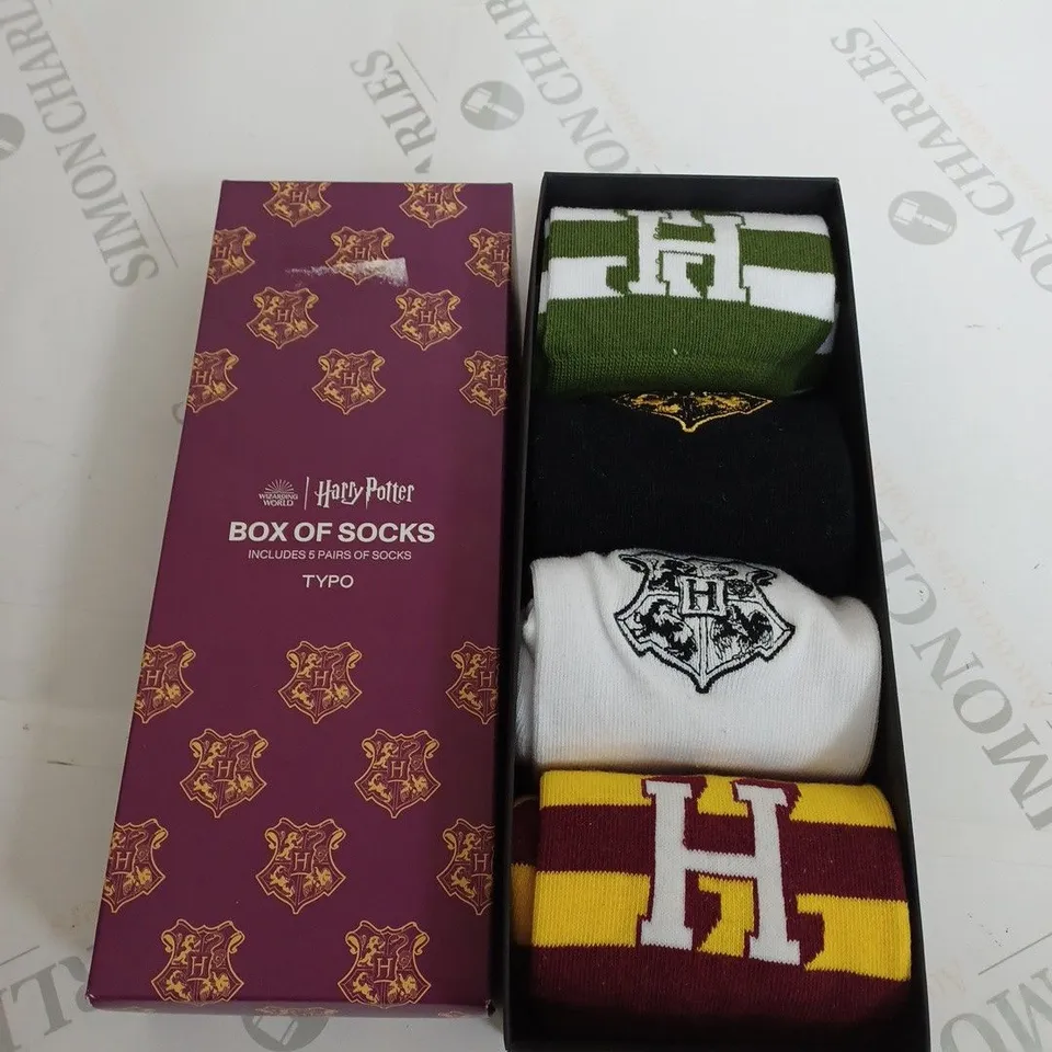 HARRY POTTER 5 PACK OF SOCKS SIZE M/L