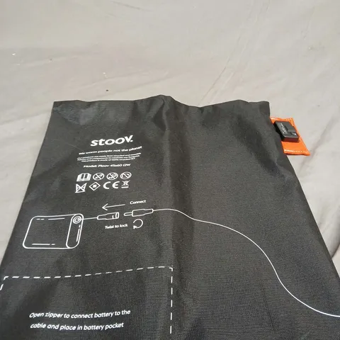 STOOV HEATED SEAT COVER BLACK