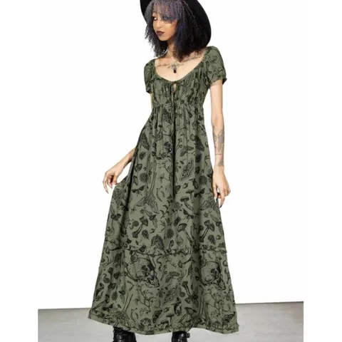 THREE BRAND NEW KILLSTAR - FORESTINE - GREEN WOMEN'S DRESS 