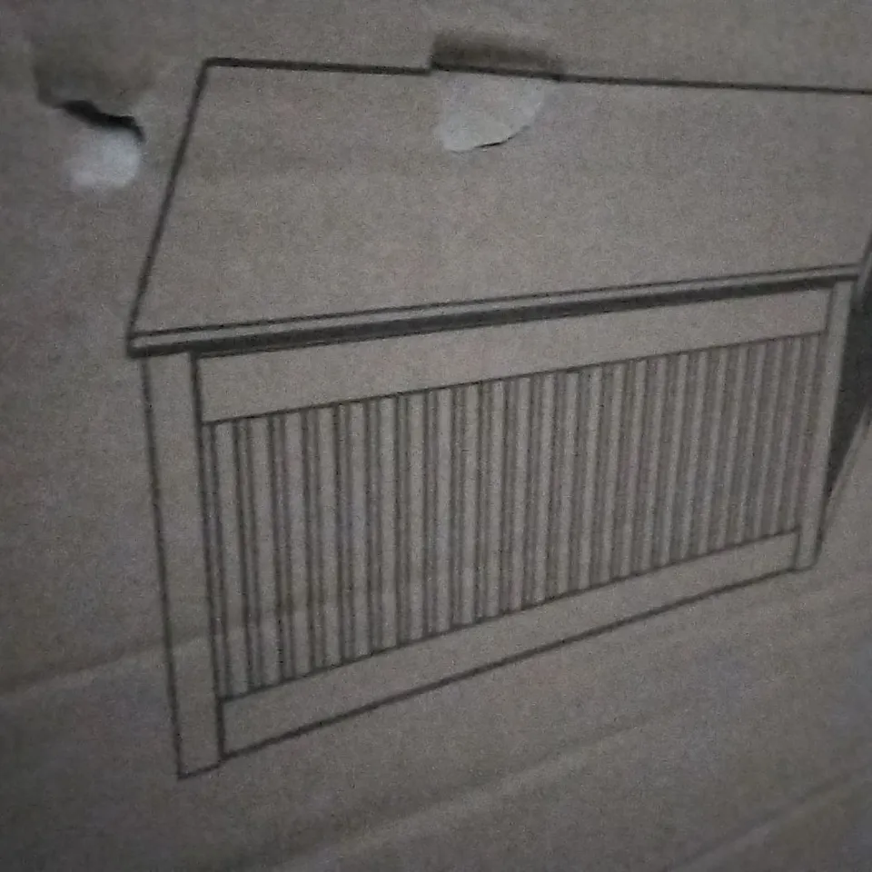 BOXED 270L GARDEN STORAGE BOX