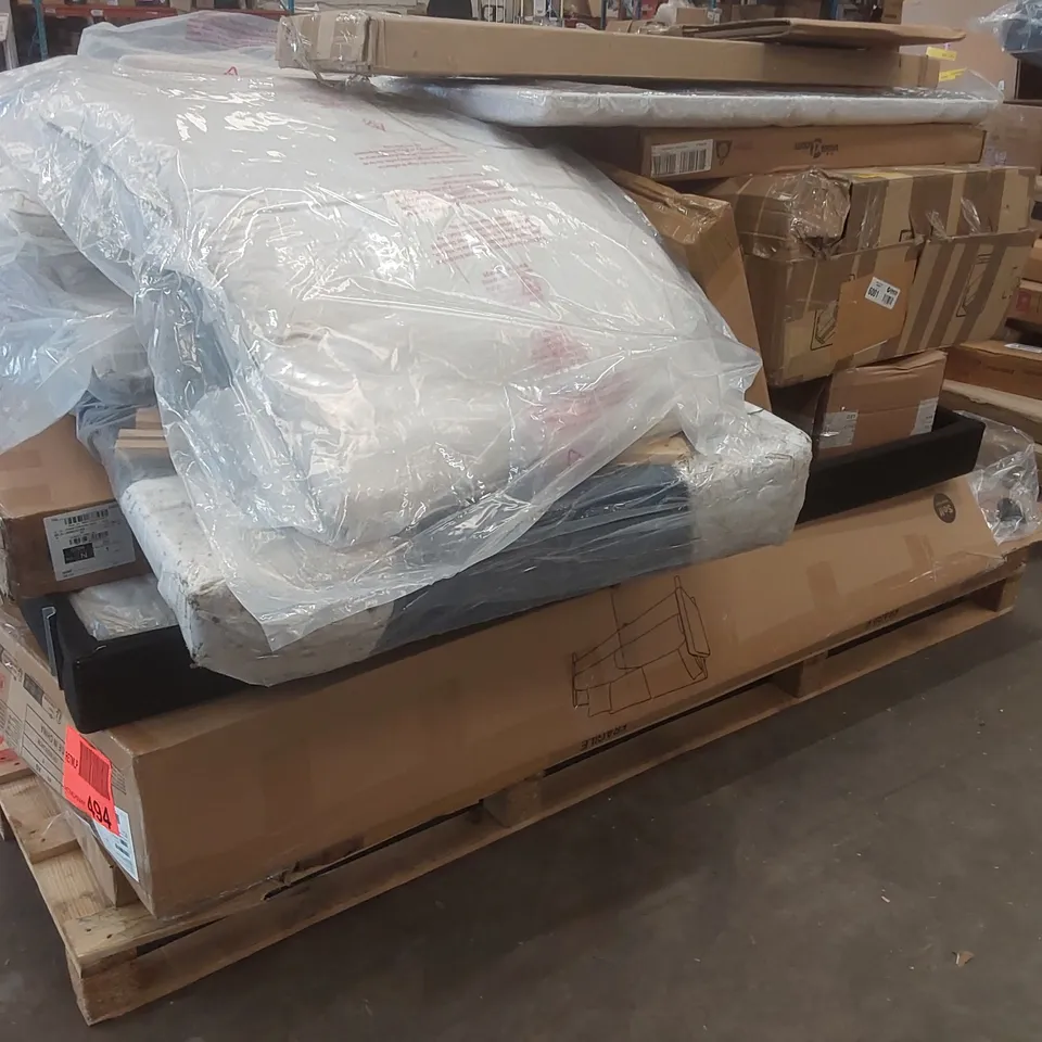 PALLET CONTAINING A VERY LARGE QUANTITY OF ASSORTED FURNITURE PARTS ECT 