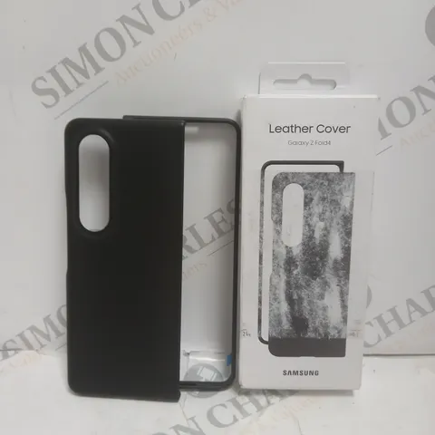 BOXED SAMSUNG GALAXY Z FOLD 4 LEATHER COVER