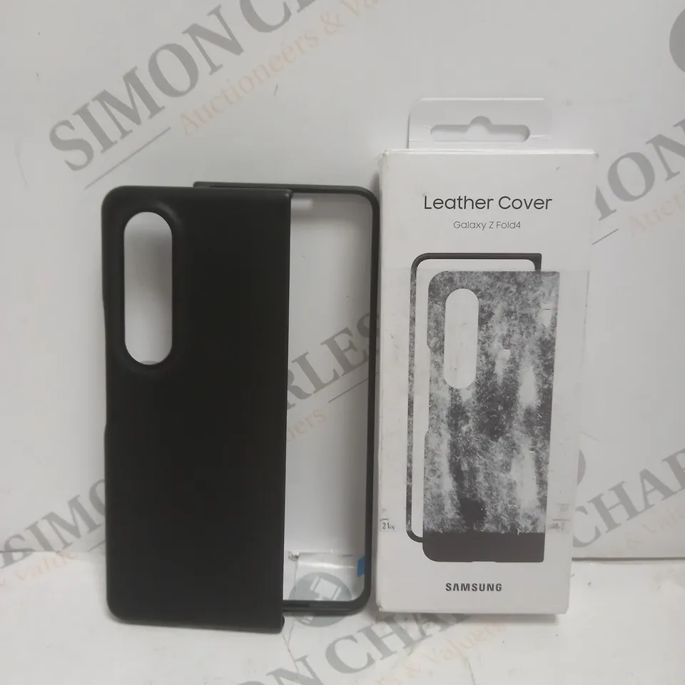 BOXED SAMSUNG GALAXY Z FOLD 4 LEATHER COVER 