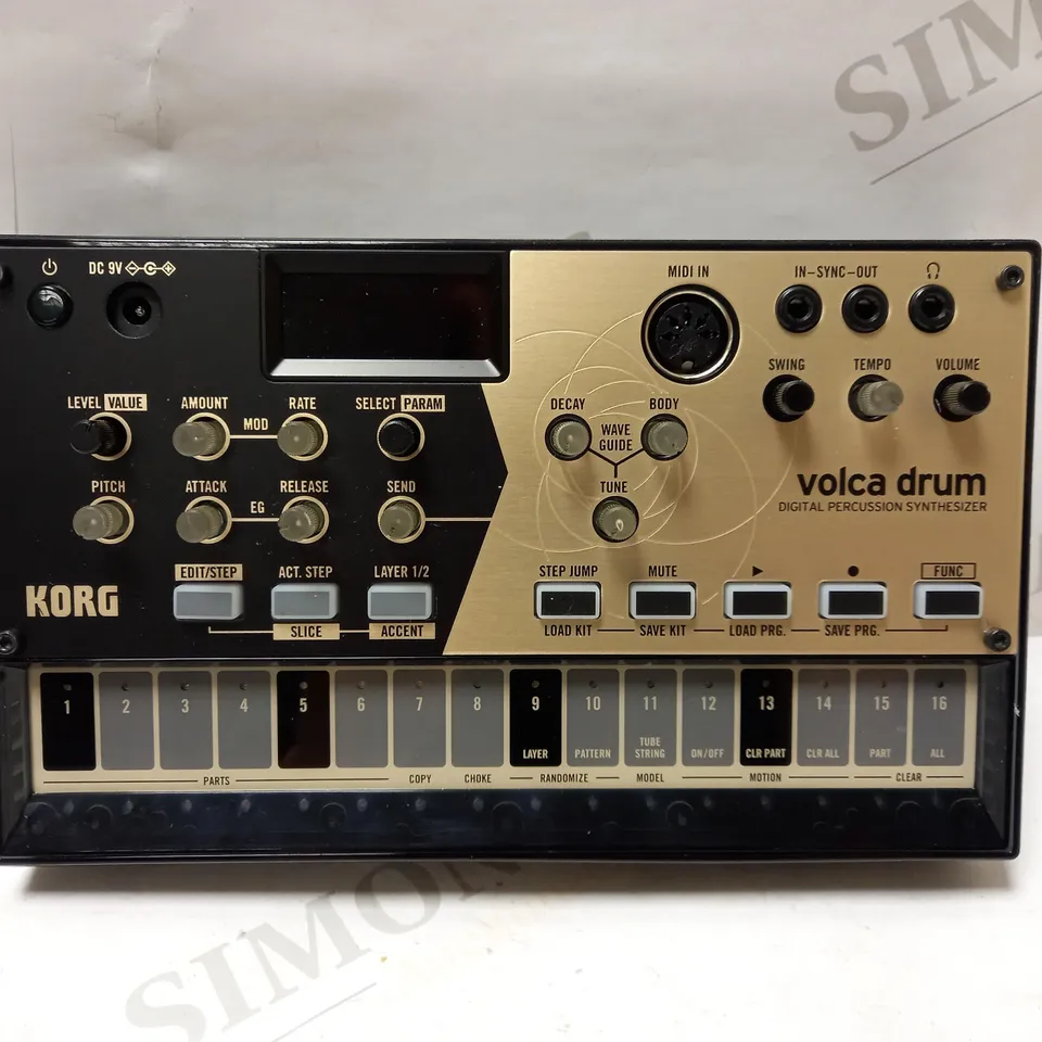 KORG VOLCA DRUM DIGITAL PERCUSSION SYNTHESIZER