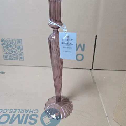 BOX OF APPROXIMATELY 15 GISELA GRAHAM CANDLESTICK   HOLDER