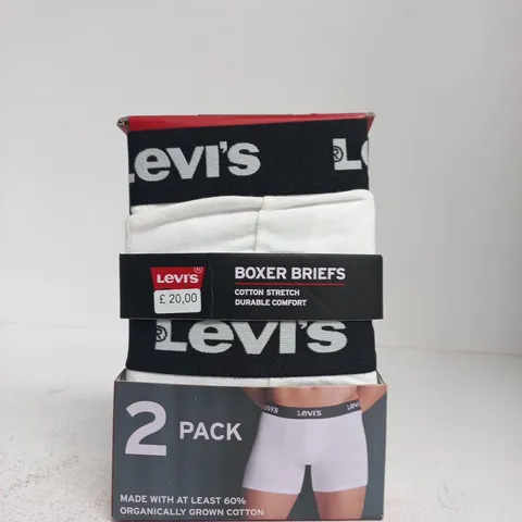 LEVI'S BOXER BRIEFS 2-PACK – COTTON STRETCH - SIZE XXL