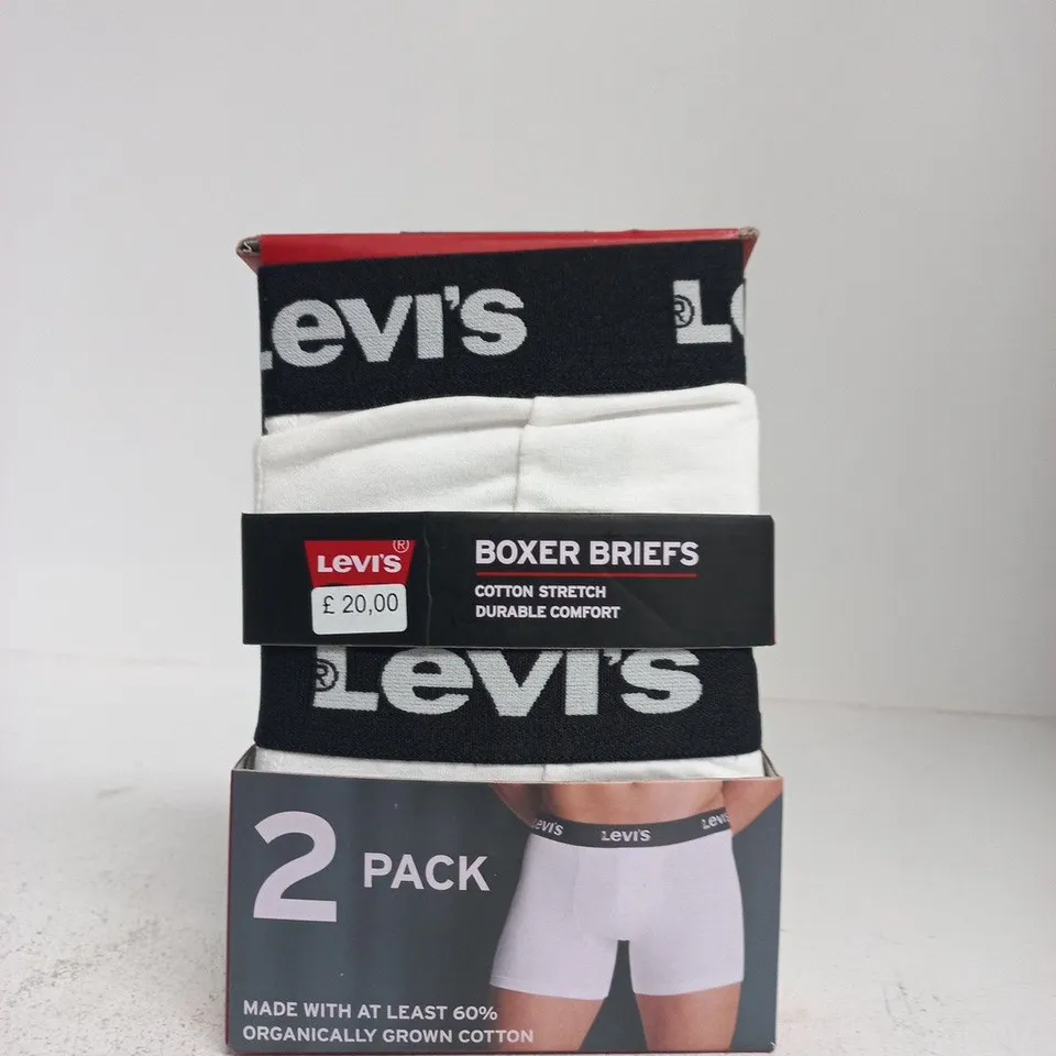 LEVI'S BOXER BRIEFS 2-PACK – COTTON STRETCH - SIZE XXL