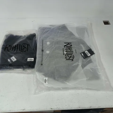 LOT OF APPROXIMATELY 10 BRAND NEW KILLSTAR CLOTHING ITEMS INCLUDES SHADOW EMPRESS KNIT TOP AND FALLING NIGH COATS - VARIOUS SIZES