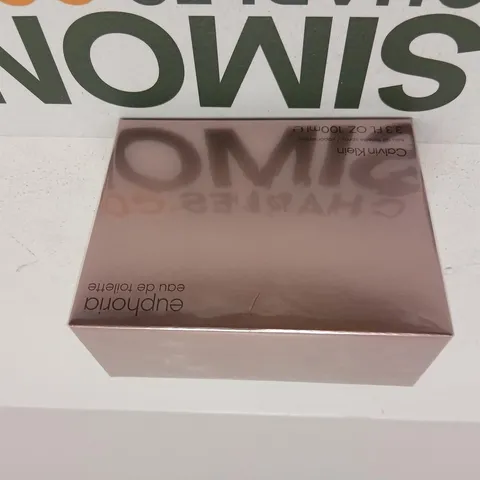 BOXED AND SEALED CALVIN KLEIN EUPHORIA EAU DE TOILETTE 100ML