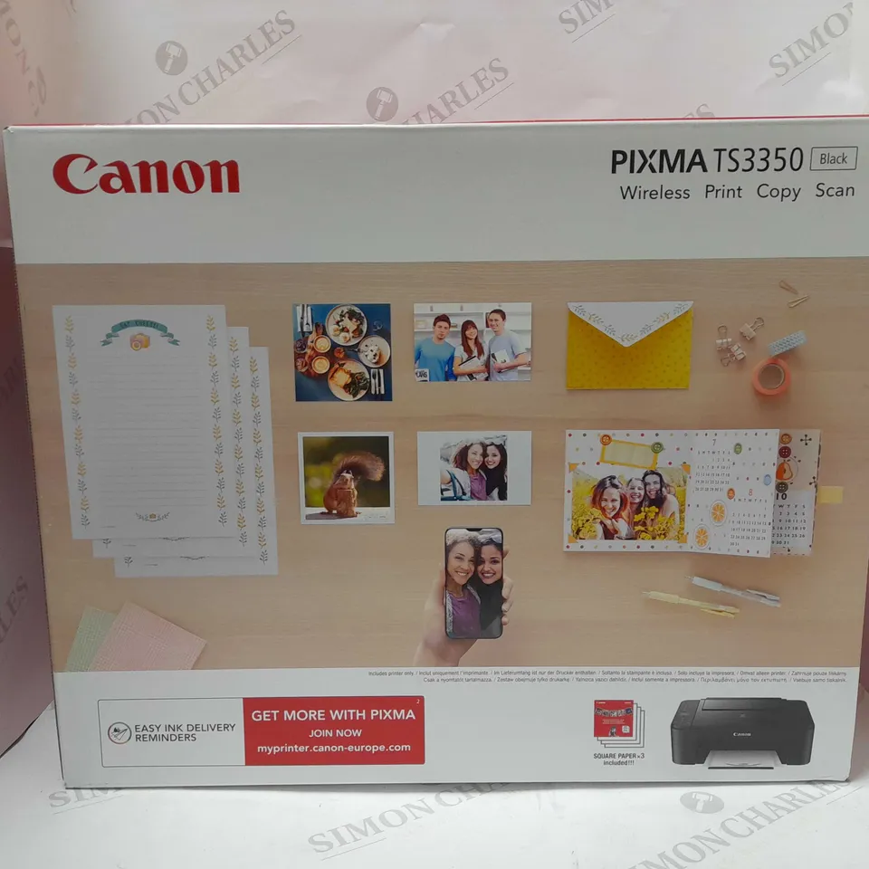 CANON PIXMA TS3350 PRINTER & SCANNER