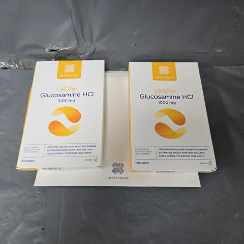 HEALTHSPAN 160 TABS X2 OPTIFLEX GLUCOSAMINE HCI 1000MG