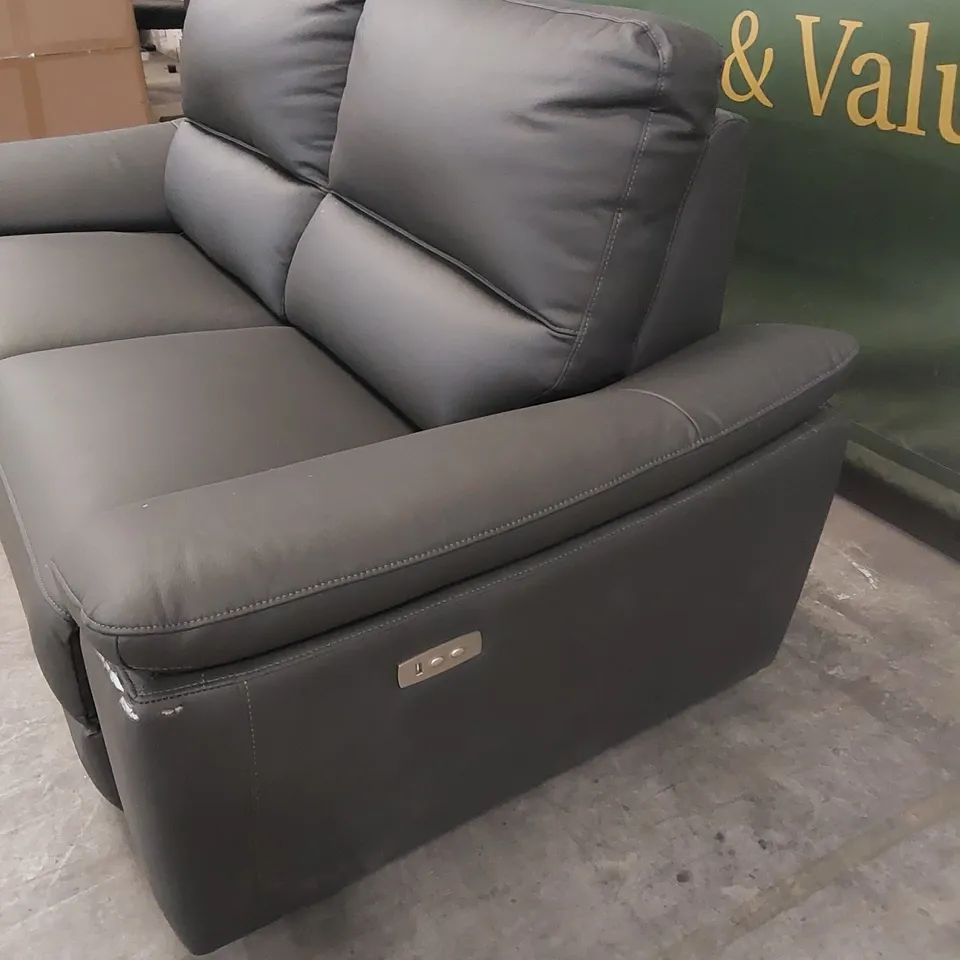 PAVILION 2 SEATER FAUX LEATHER POWER RECLINER SOFA