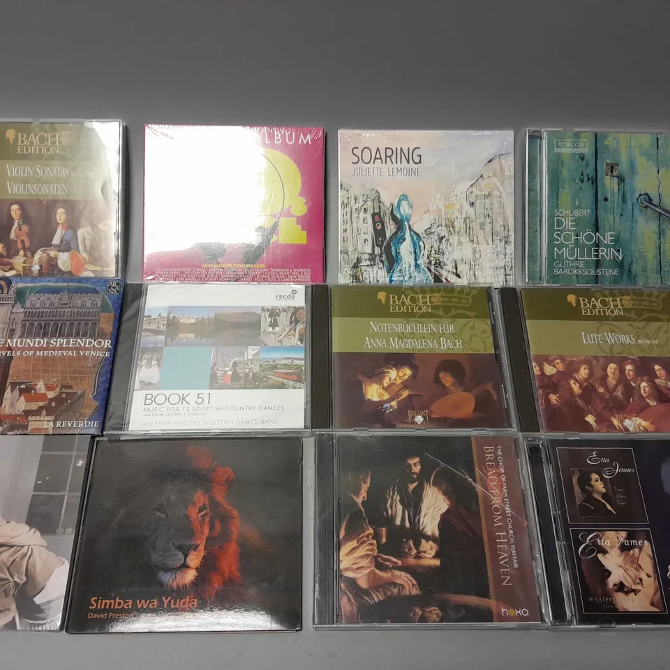 APPROXIMATELY 10 ASSORTED CDS TO INCLUDE 80'S DANCE, ETTA JAMES, JULIETTE LEMOINE ETC 
