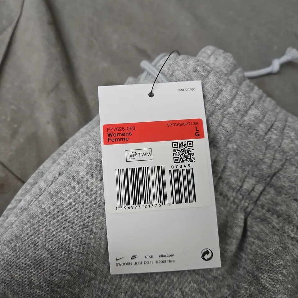 NIKE WOMEN'S SWEATPANTS, GREY – UK L