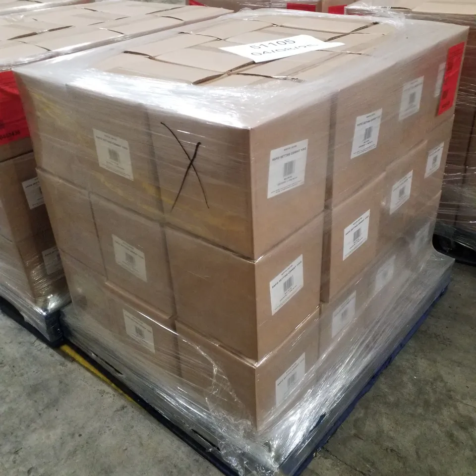 PALLET CONTAINING APPROXIMATELY 36 BUCKETS OF BOSTIK CEMENTONE RAPID SETTING WATERPROOF CEMENT 10KG