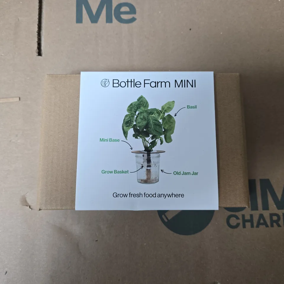 BOTTLE FARM MINI BASIL GROW KIT