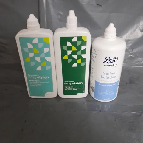 APPROXIMATELY 20 ASSORTED CONTACT LENS SOLUTIONS - COLLECTION ONLY