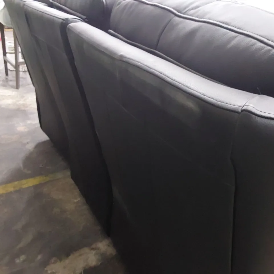 QUALITY BRITISH MANUFACTURED DESIGNER G PLAN GREENWICH 3 SEATER ELECTRIC RECLINING DOUBLE L854 CAMBRIDGE BLACK 