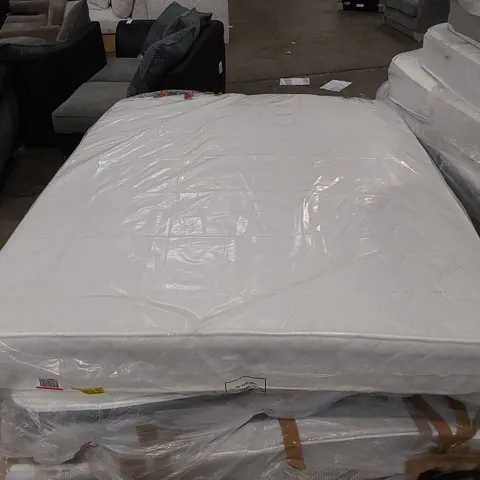 QUALITY BAGGED 5' KING SIZE QUILTO MEMORY SPRUNG OPEN COIL MATTRESS