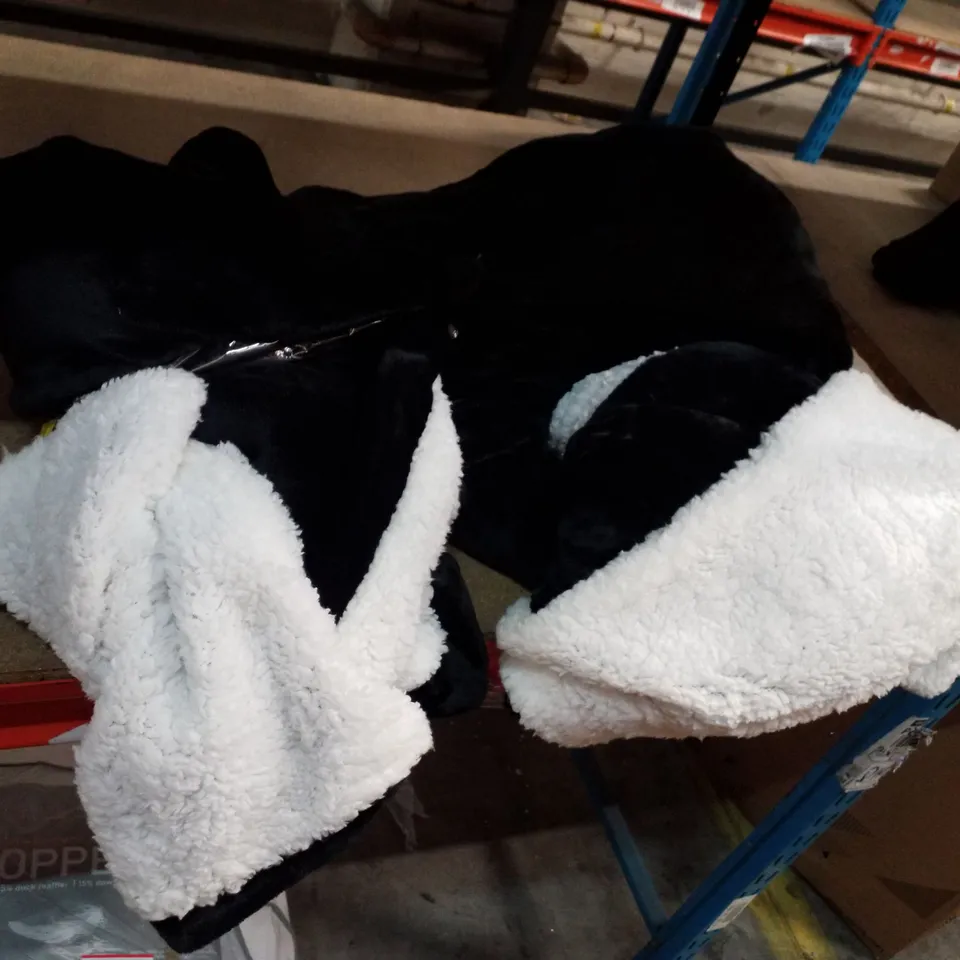 REVERSIBLE SOFT SHERPA FLEECE FUR THICK DUAL SIDED BLANKET THROW