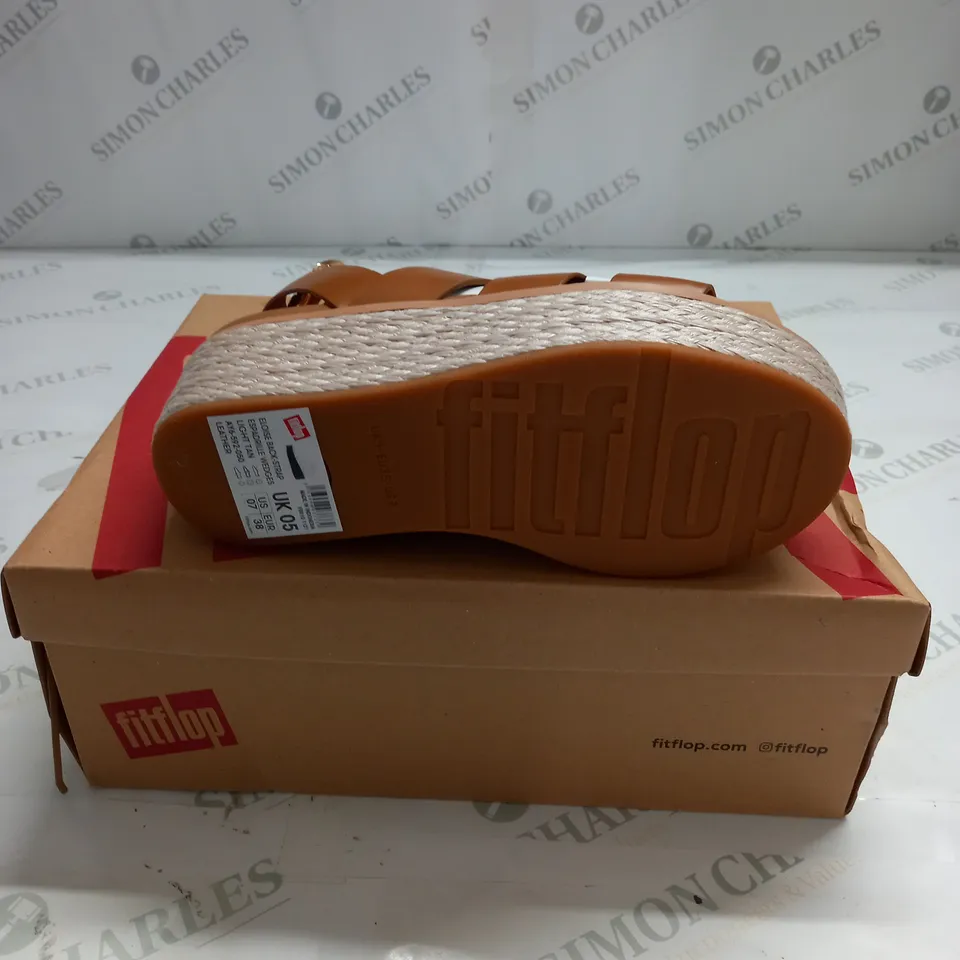 FIRTFLOP ELOISE BACK STRAP ESPADRILLE WEDGES SIZE 5