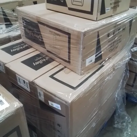 PALLET CONTAINING 6 DEERVALLEY PEDESTAL/BASI  BATHROOM SINK BASINS