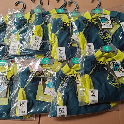 LOT OF 9 BRAND NEW REGATTA HOKU II KIDS CLOTHING ITEMS - ALL 3/4 YRS
