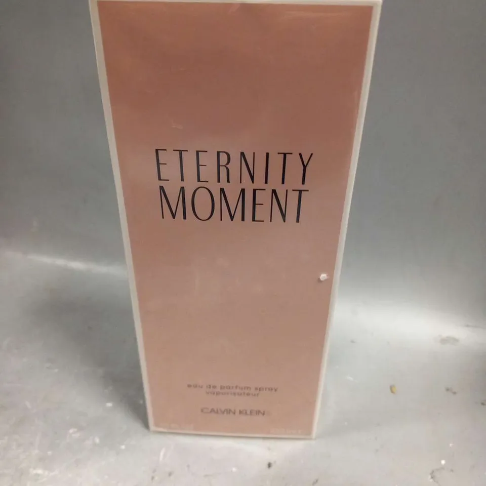 BOXED AND SEALED ETERNITY MOMENT EAU DE PARFUM CALVIN KLEIN 100ML