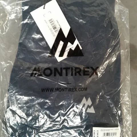 MONTIREX VECTOR WOVEN PANTS IN MIDNIGHT BLUE SIZE SMALL