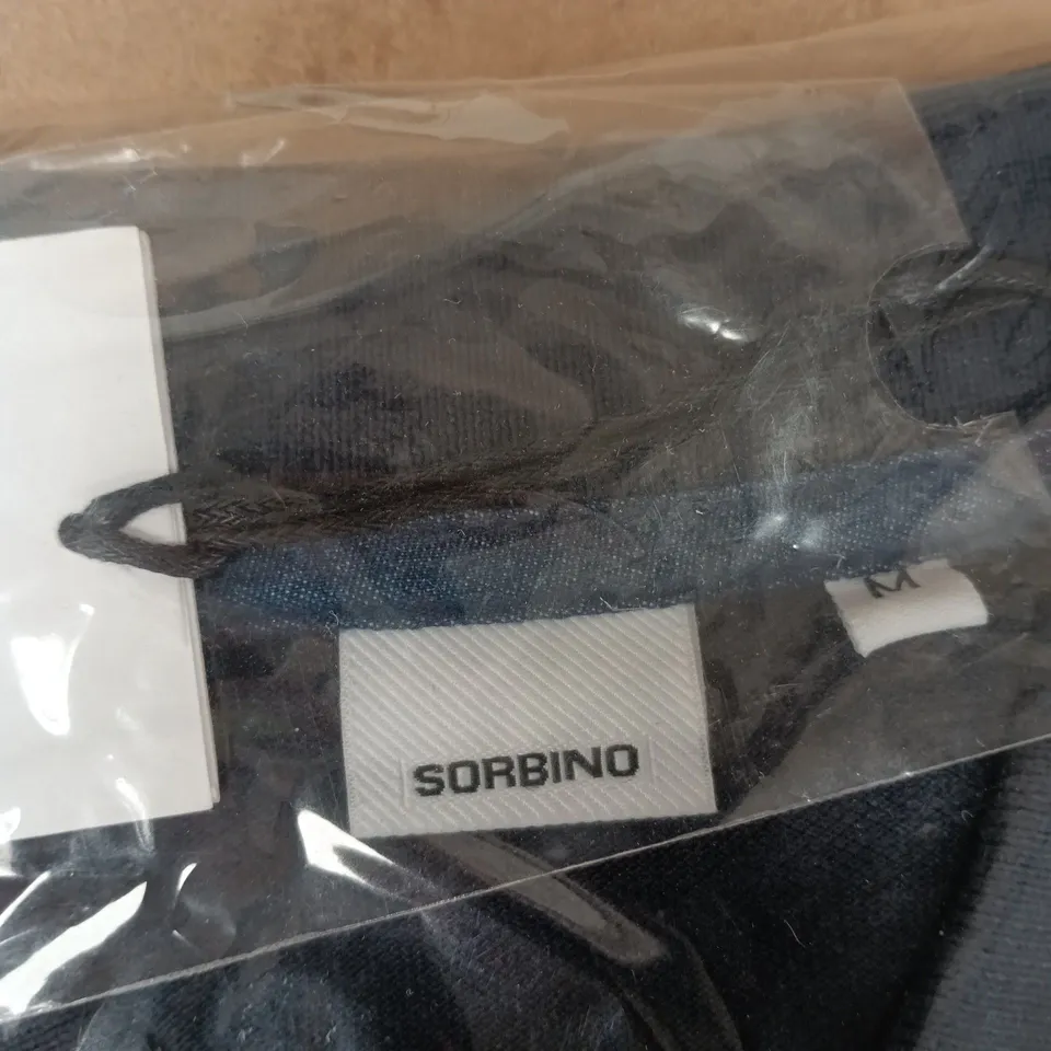SORBINO MEN'S POLO SHIRT – NAVY, UK M (EUR M)