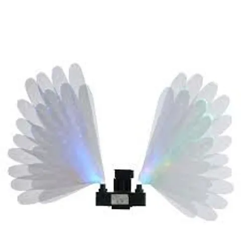 MR CHRISTMAS FIBRE OPTIC ANGLE WING TREE TOPPER