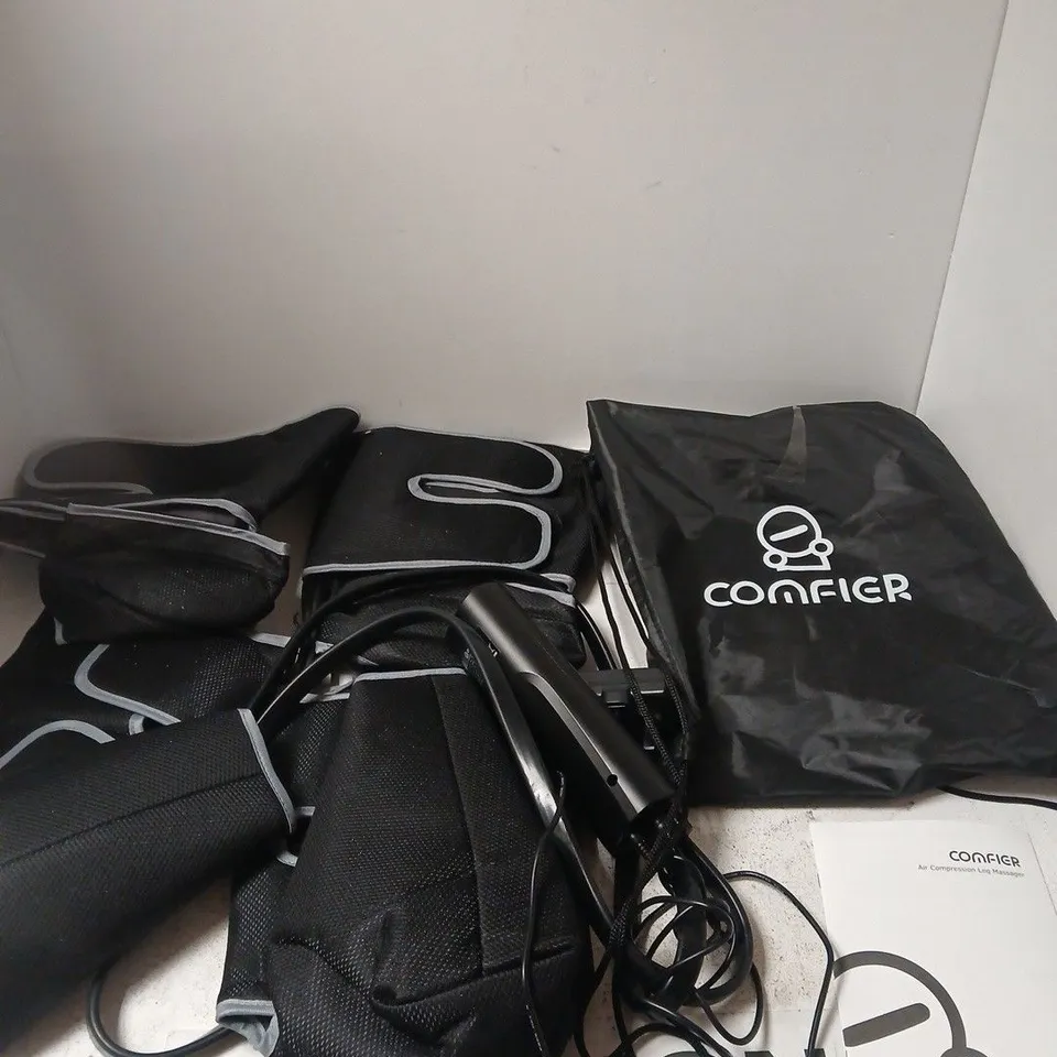 COMFIER AIR COMPRESSION LEG MASSAGER – FE-7204B (WITH CARRY BAG & USER MANUAL)