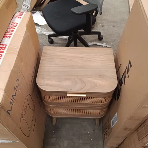 UNBOXED SMALL BEDSIDE TABLE