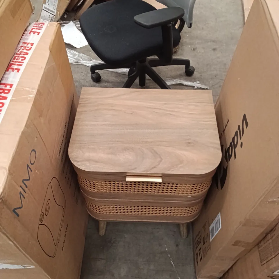 UNBOXED SMALL BEDSIDE TABLE