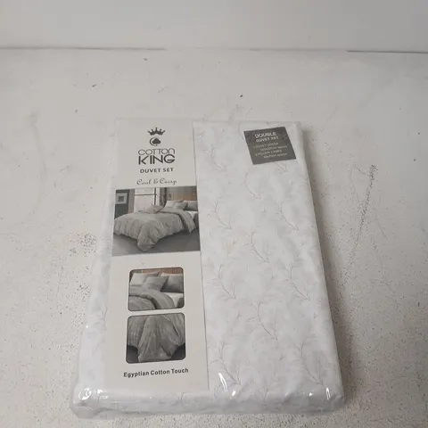 COTTON KING DUVET SET – DOUBLE, EGYPTIAN COTTON TOUCH