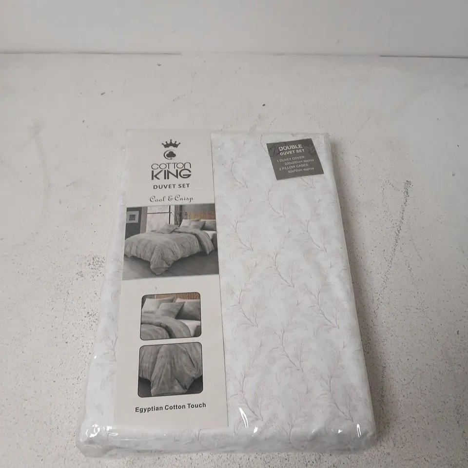 COTTON KING DUVET SET – DOUBLE, EGYPTIAN COTTON TOUCH
