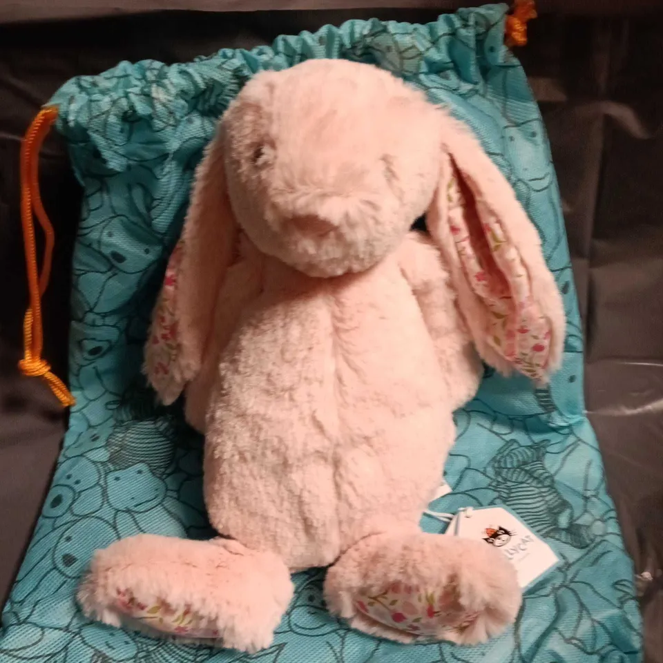 JELLYCAT BLOSSOM BLUSH BUNNY – PINK PLUSH TOY WITH TAGS (JELLYCAT LONDON)