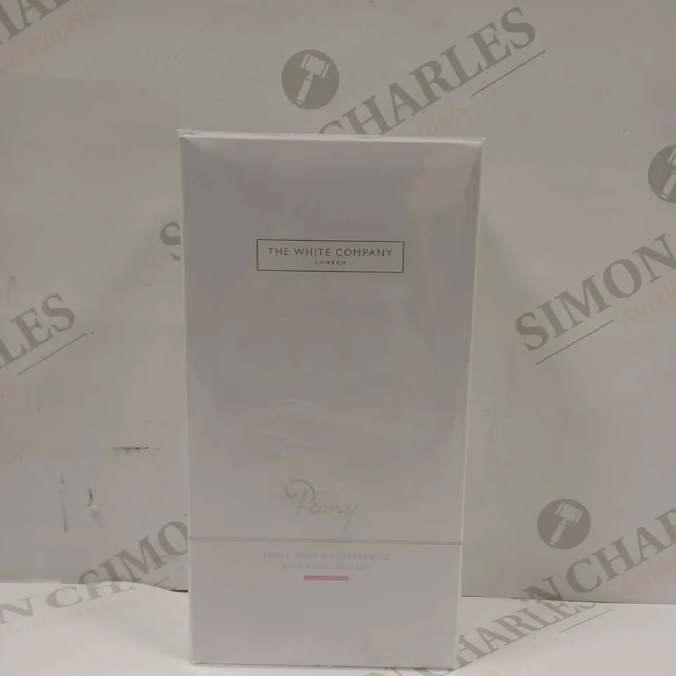 THE WHITE COMPANY PEONY BATH & BODY GIFT SET 250ML SEALED