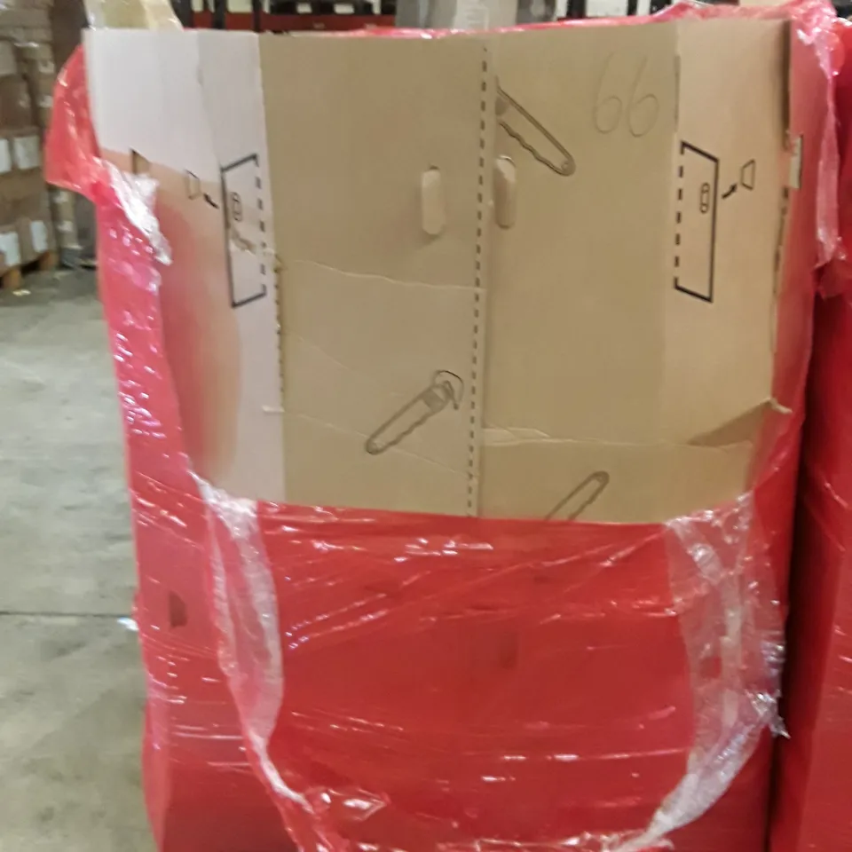 PALLET OF ASSORTED HOUSEHOLD GOODS AND PRODUCTS TO INCLUDE; SCOOTER, BEACH TENT, SAFETY GATE, BOXED FURNITURE ETC