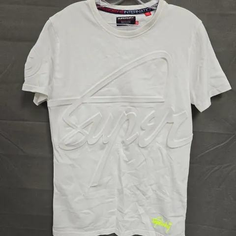 SUPERDRY INTERNATIONAL WHITE T-SHIRT - S