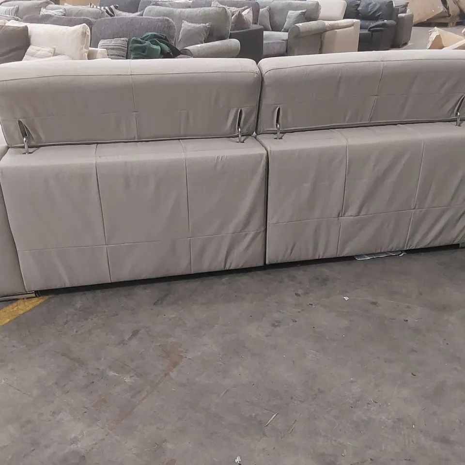 QUALITY DESIGNER BRADY PREMIUM LEATHER 4 SEATER SOFA