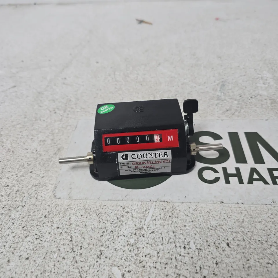 ADVANCER UK MECHANICAL COUNTER – TYPE CR6M/RL/CB, SINGLE UNIT