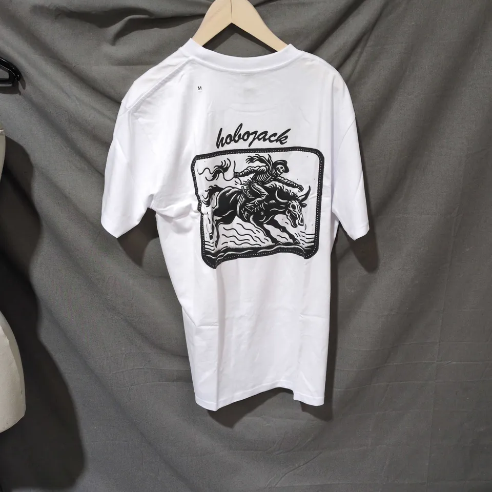 HOBO JACK WHITE T-SHIRT – SIZE M
