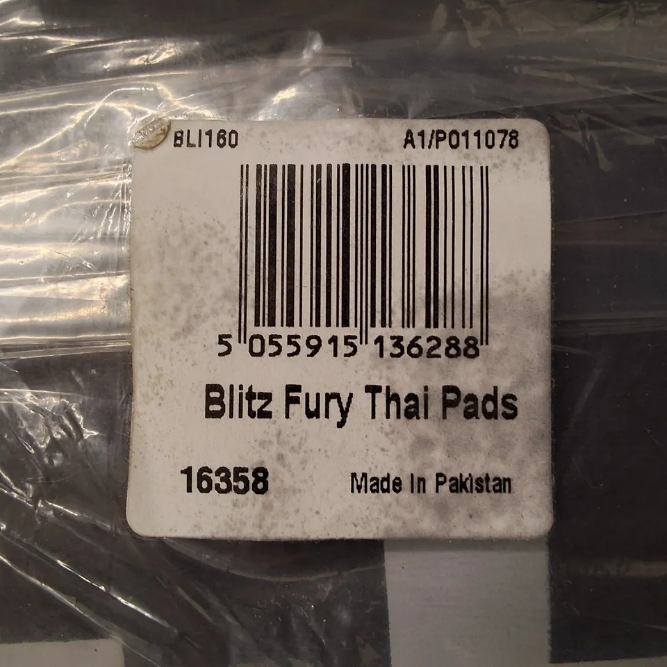 BLITZ FURY THAI PADS – PAIR FOR MUAY THAI TRAINING
